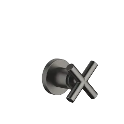 TARA Wall valve clockwise closing 1/2" - Brushed Dark Platinum - 36 607 892-99