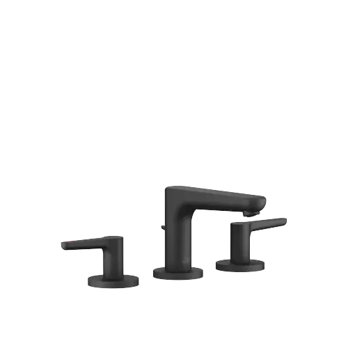DORNBRACHT YAMOU Three-hole basin mixer with pop-up waste - Soft Black - 20 713 831-69