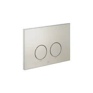 Flush plate for concealed WC cisterns made by Geberit round - Brushed Platinum - 12 665 979-06