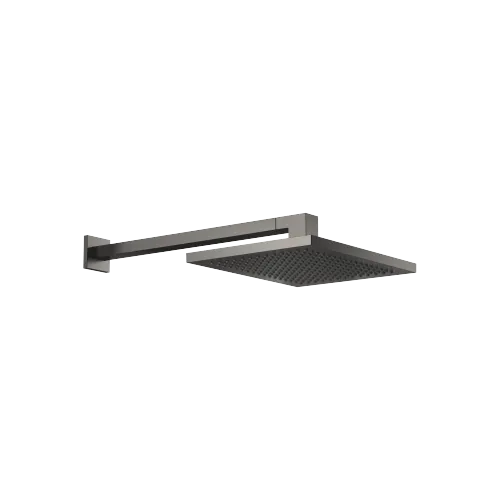 Rainshower with wall fixing 300 x 240 mm - Brushed Dark Platinum - 28 765 980-99