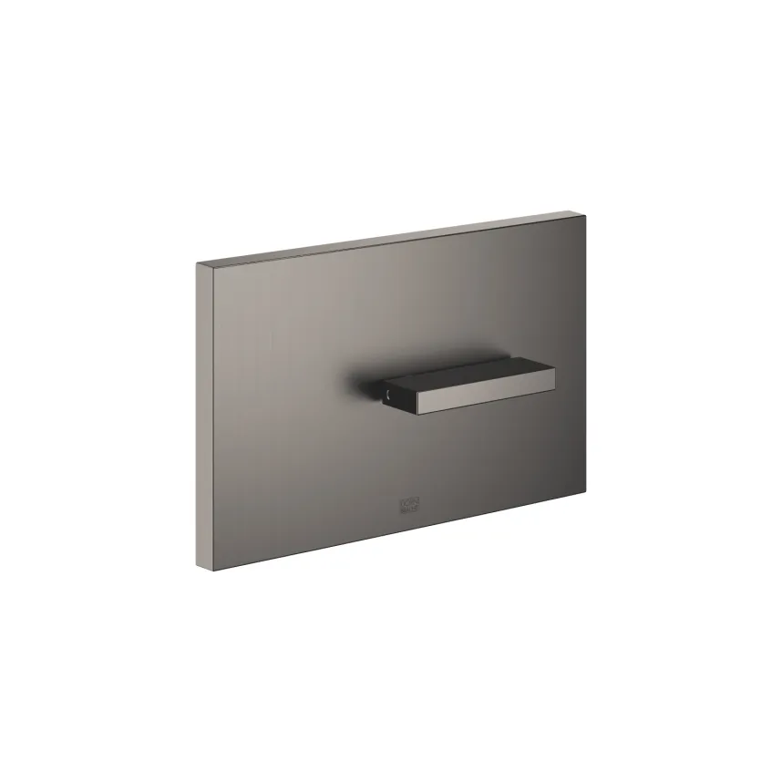 SERIENNEUTRAL Abdeckplatte für WC-UP-Spülkasten der Firma TeCe - Dark Platinum gebürstet - 12 660 979-99