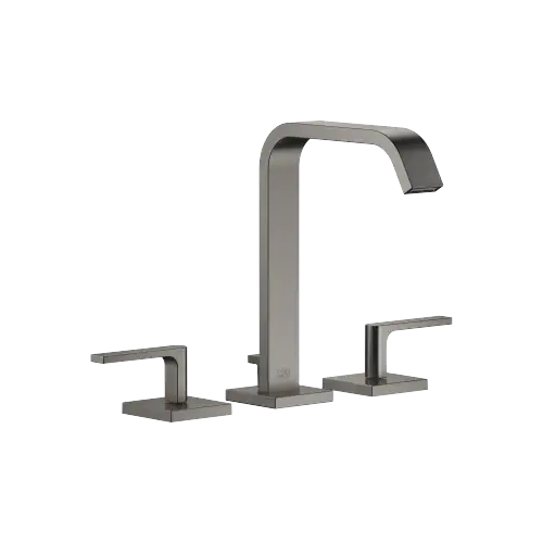 IMO Three-hole basin mixer with pop-up waste - Brushed Dark Platinum - 20 713 671-99 0010