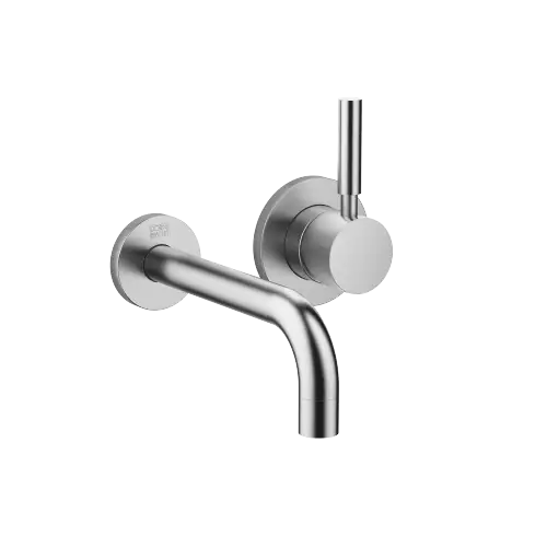 EDITION PRO Wall-mounted single-lever basin mixer without pop-up waste - Brushed Chrome - 36 810 626-93