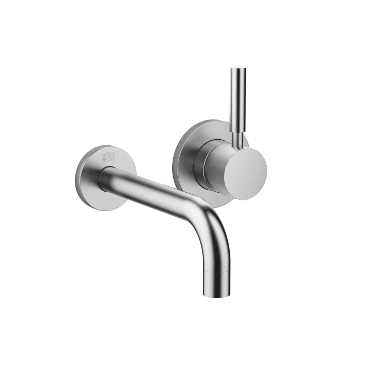 EDITION PRO Wall-mounted single-lever basin mixer without pop-up waste - Brushed Chrome - 36 810 626-93
