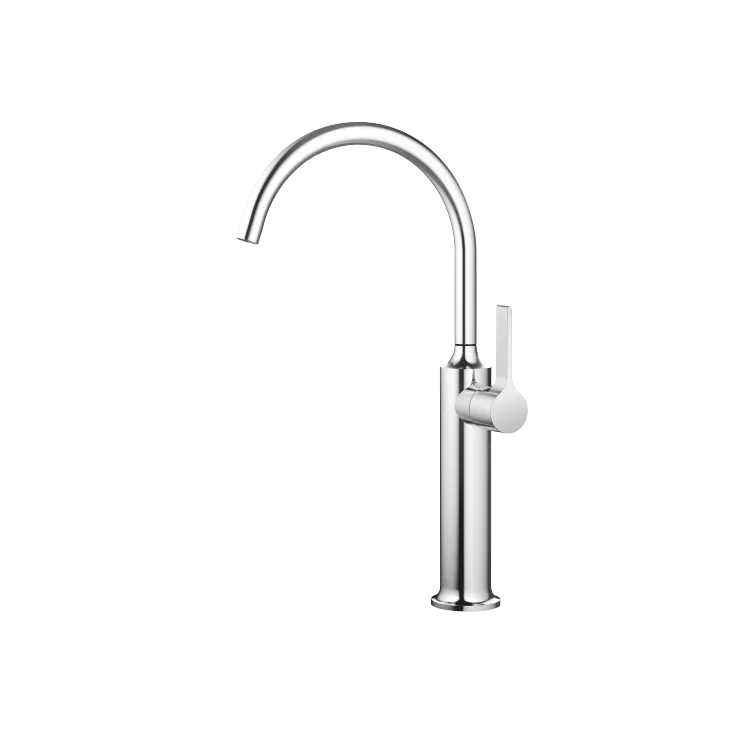 VAIA Single-lever basin mixer with raised base without pop-up waste - Chrome - 33 534 809-00 0010