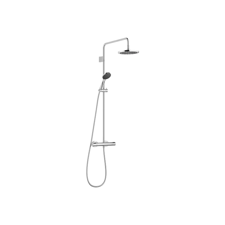 Shower pipe with shower thermostat with hand shower set FlowReduce - Set containing 2 articles
