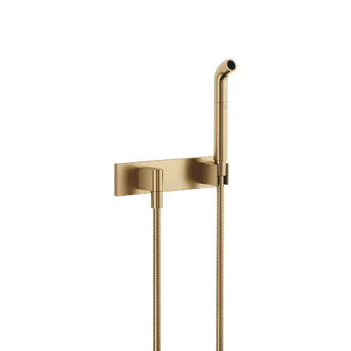 Tube de déversement sur plaque de recouvrement - Dark Brass brossé (PVD) - 27 838 979-39
