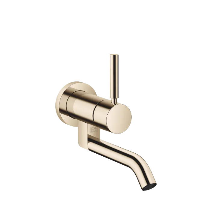 META Mitigeur monocommande de lavabo mural sans garniture d’écoulement - Light Gold - 36 805 660-26
