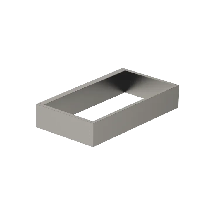 Towel ring angular - Brushed Dark Platinum - 83 200 780-99