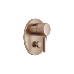 Concealed single-lever mixer with diverter - Brushed Bronze - 36 120 660-42