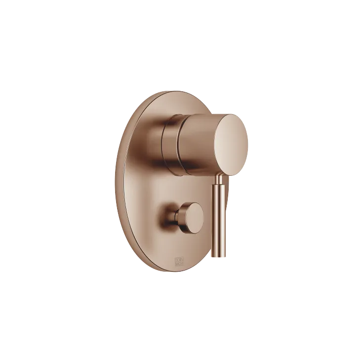 Concealed single-lever mixer with diverter - Brushed Bronze - 36 120 660-42