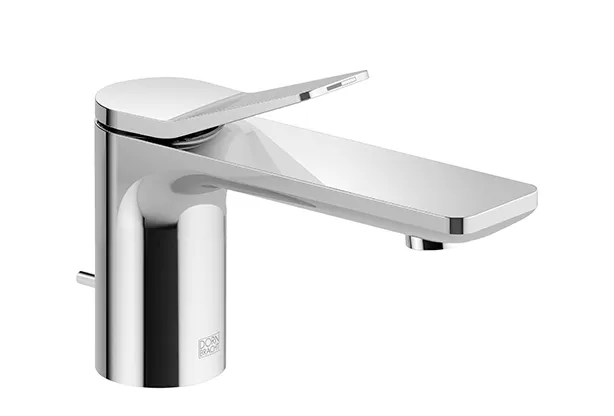 LISSÉ Single-lever basin mixer with pop-up waste - Matte Black - 33 500 845-33 0010
