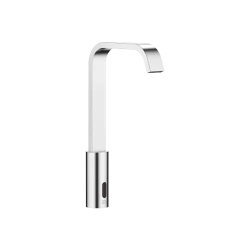 IMO Touchfree Robinetterie de lavabo avec fonction d’ouverture et de fermeture électronique sans garniture d’écoulement - Chrome brossé - 44 521 670-93