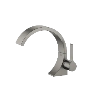 CYO Single-lever basin mixer with pop-up waste - Brushed Dark Platinum - 33 505 811-99
