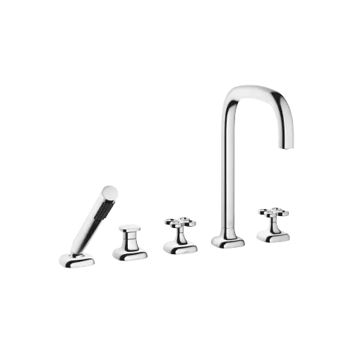 Five hole tub set for deck-mounted tub installation with diverter - 27 522 424-00