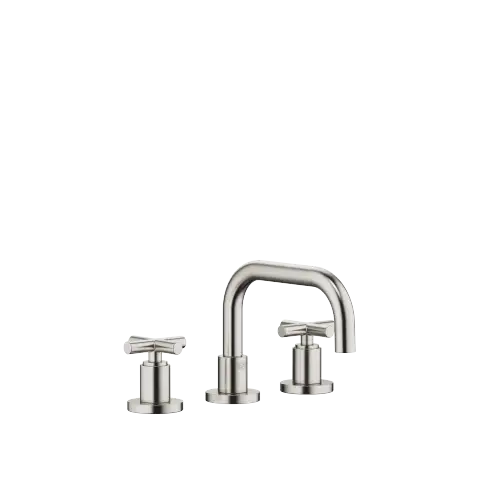 TARA Mélangeur lavabo à 3 trous avec garniture d'écoulement - Platine brossé - 20 705 892-06 0010