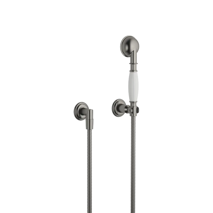 MADISON Hand shower set with individual rosettes - Brushed Dark Platinum - 27 803 361-99