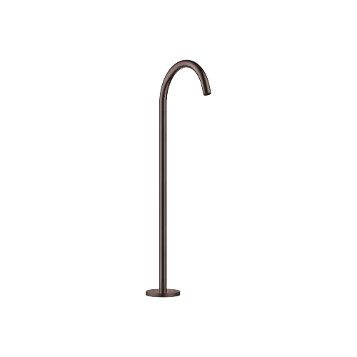 META Bath spout without diverter for free-standing assembly - Brushed Dark Bronze (PVD) - 13 672 661-43