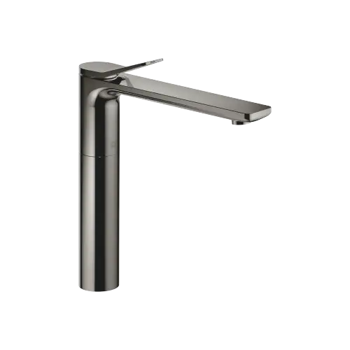 LISSÉ Mitigeur monocommande de lavabo avec pied surélevé sans garniture d’écoulement - Dark Chrome - 33 537 845-19 0010