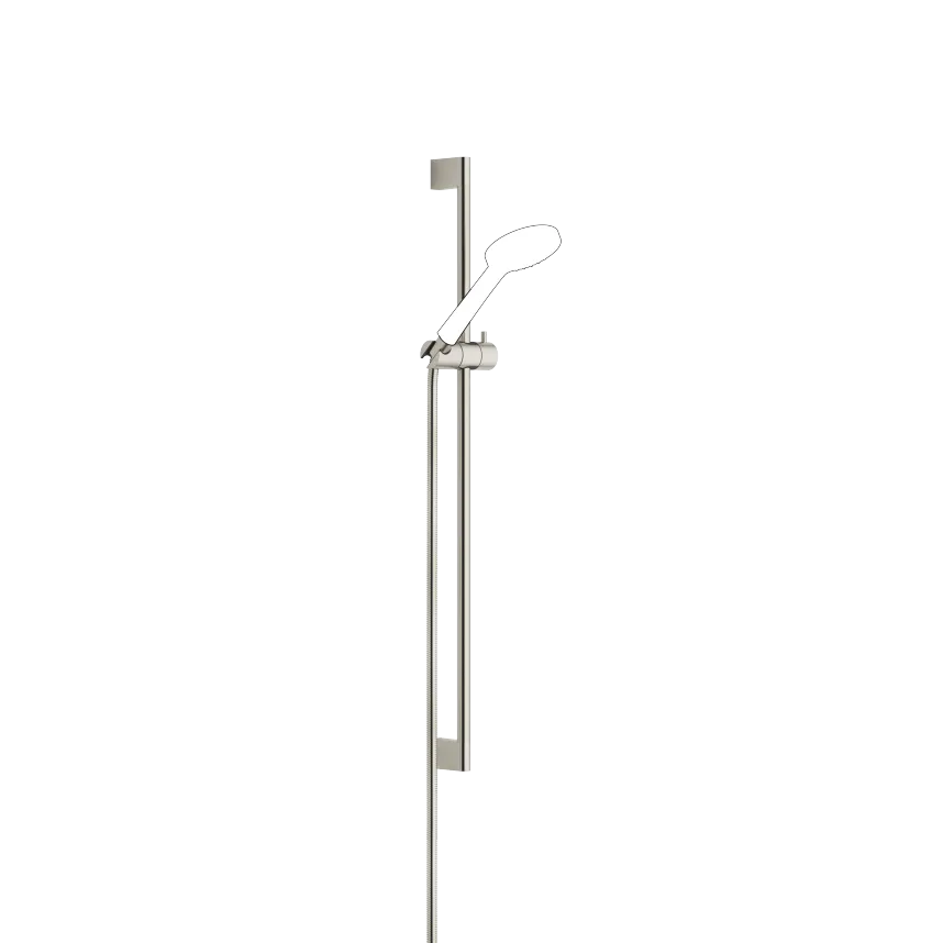 Slide bar set without hand shower - Brushed Platinum - 26 413 979-06