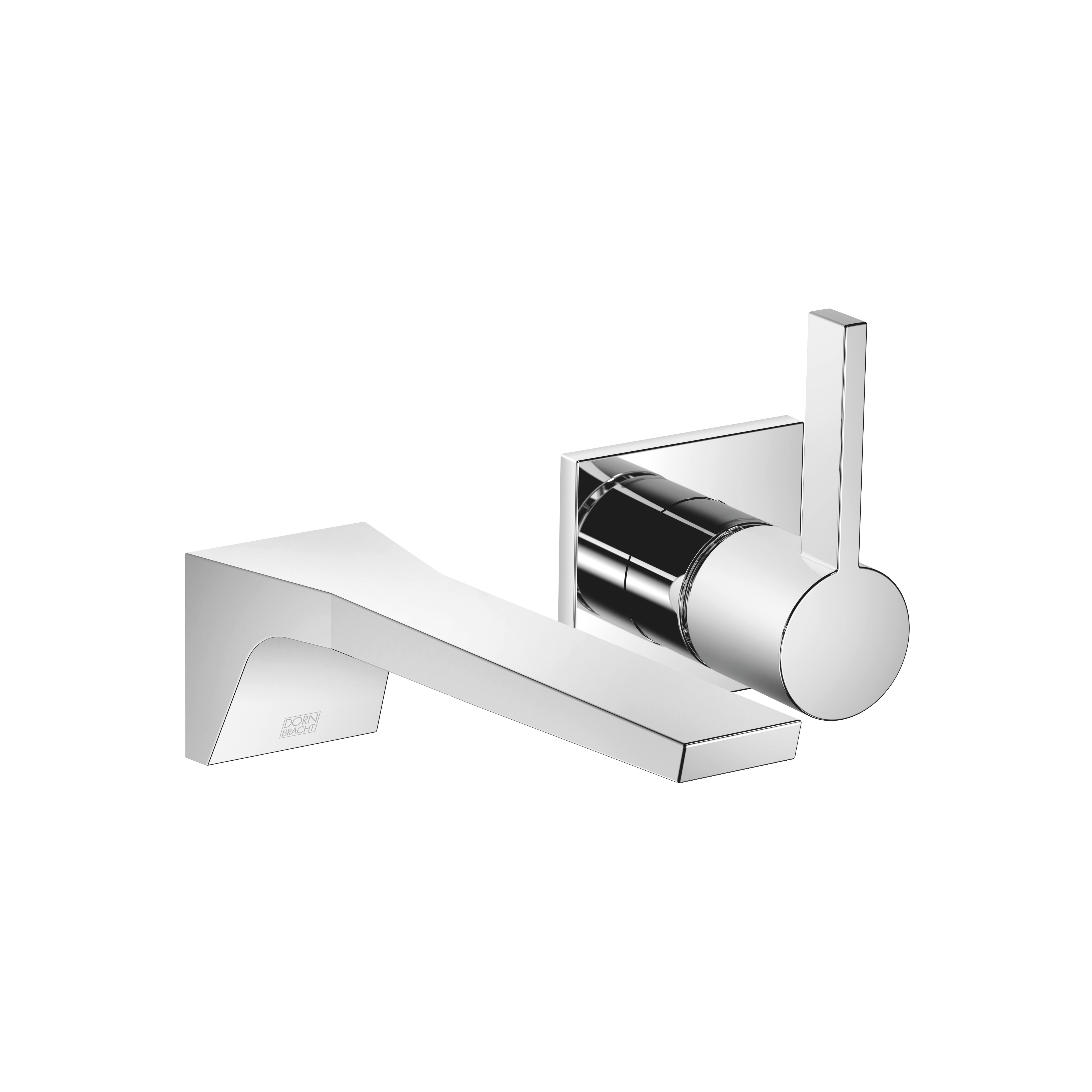 CL.1 Chrome : Wall-mounted single-lever mixer without drain