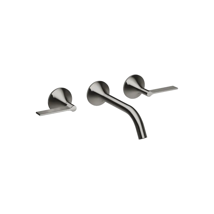 VAIA Wall-mounted three-hole lavatory mixer without drain - Dark Chrome - 36 712 819-19 0010