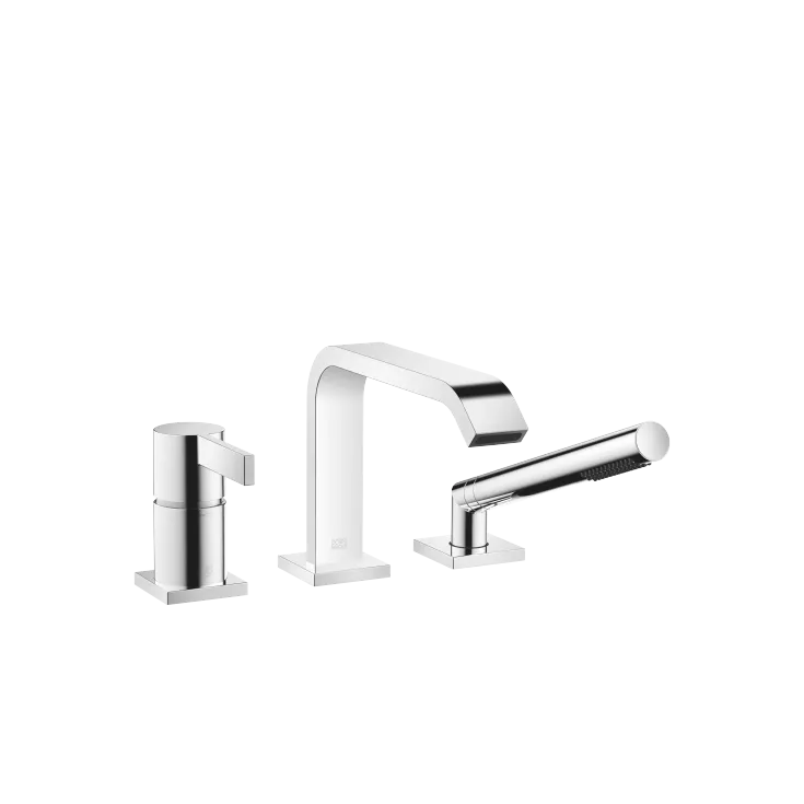 IMO Three-hole single-lever bath mixer for bath rim or tile edge installation - Chrome - 27 412 670-00 0050