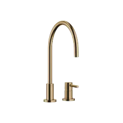 TARA Two-hole mixer with individual rosettes - Brushed Dark Brass (PVD) - 32 816 888-39 0010