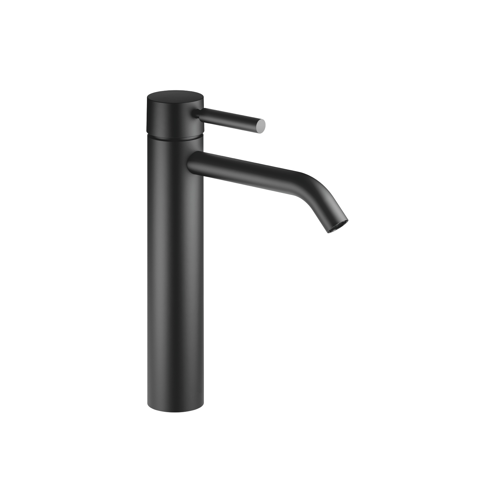 boerderij val maak het plat META Dark Chrome Washstand faucets: Single-lever basin mixer with raised  base without pop-up waste