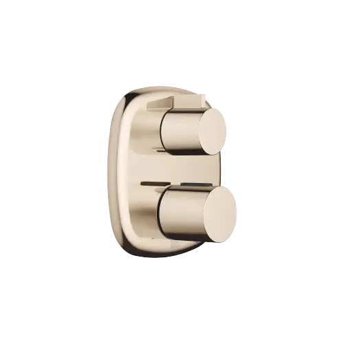 COYA Concealed thermostat with one function volume control - Champagne (22kt Gold) - 36 425 404-47
