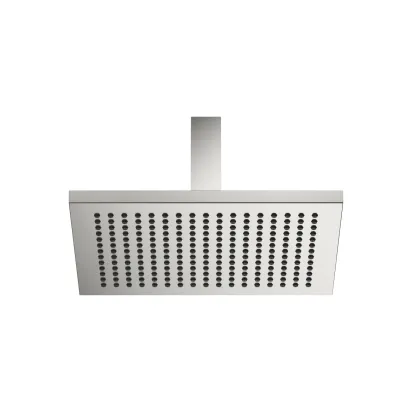 SERIENSPEZIFISCH Regenbrause mit Deckenanbindung 300 x 240 mm - Platin gebürstet - 28 775 980-06