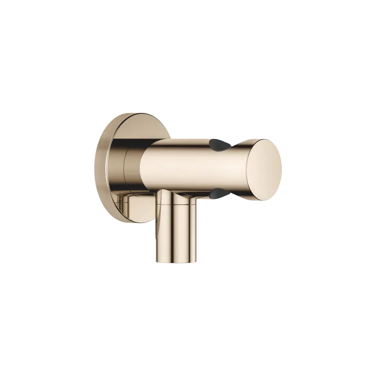 Wall elbow with integrated shower holder - Light Gold - 28 490 660-26