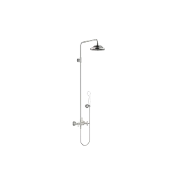 MADISON Showerpipe with shower mixer without hand shower - Platinum - 26 632 360-08