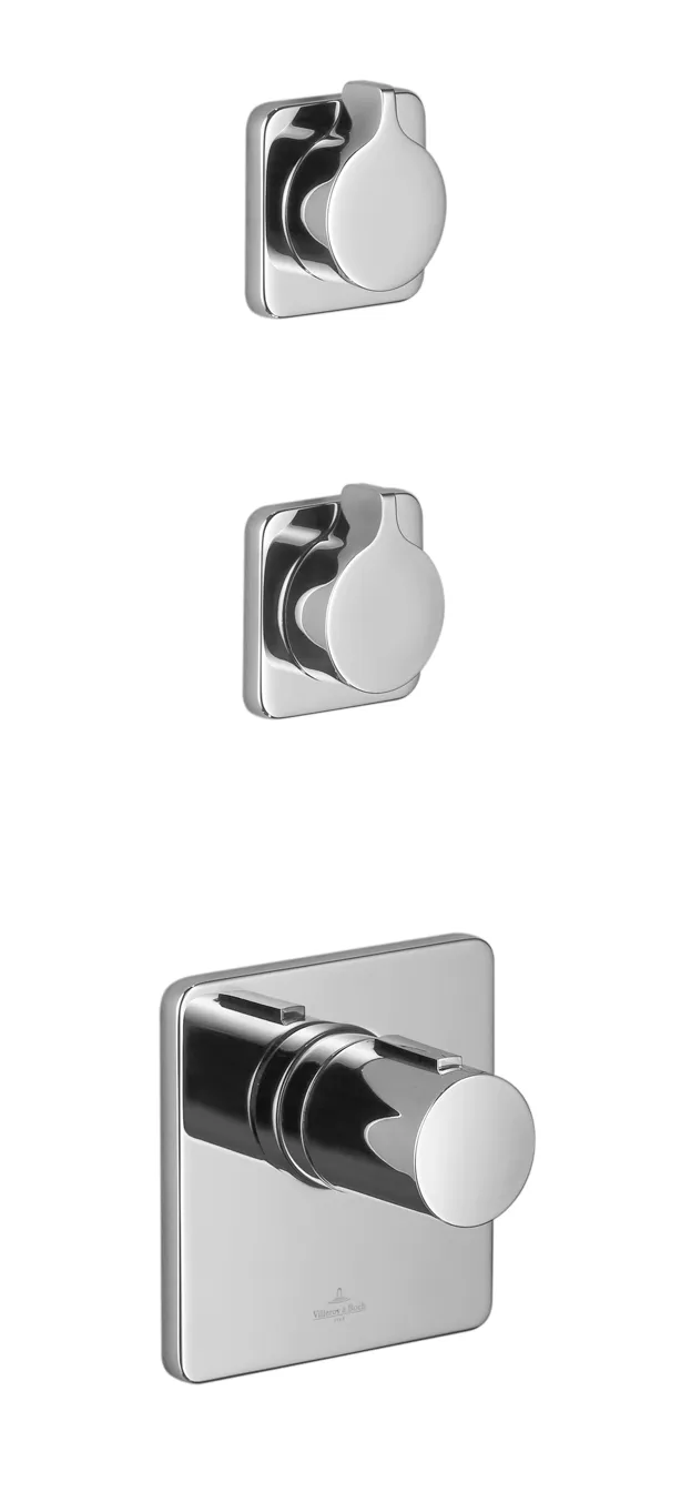 JUST Chrome Shower faucets xTOOL thermostat with two volume controls