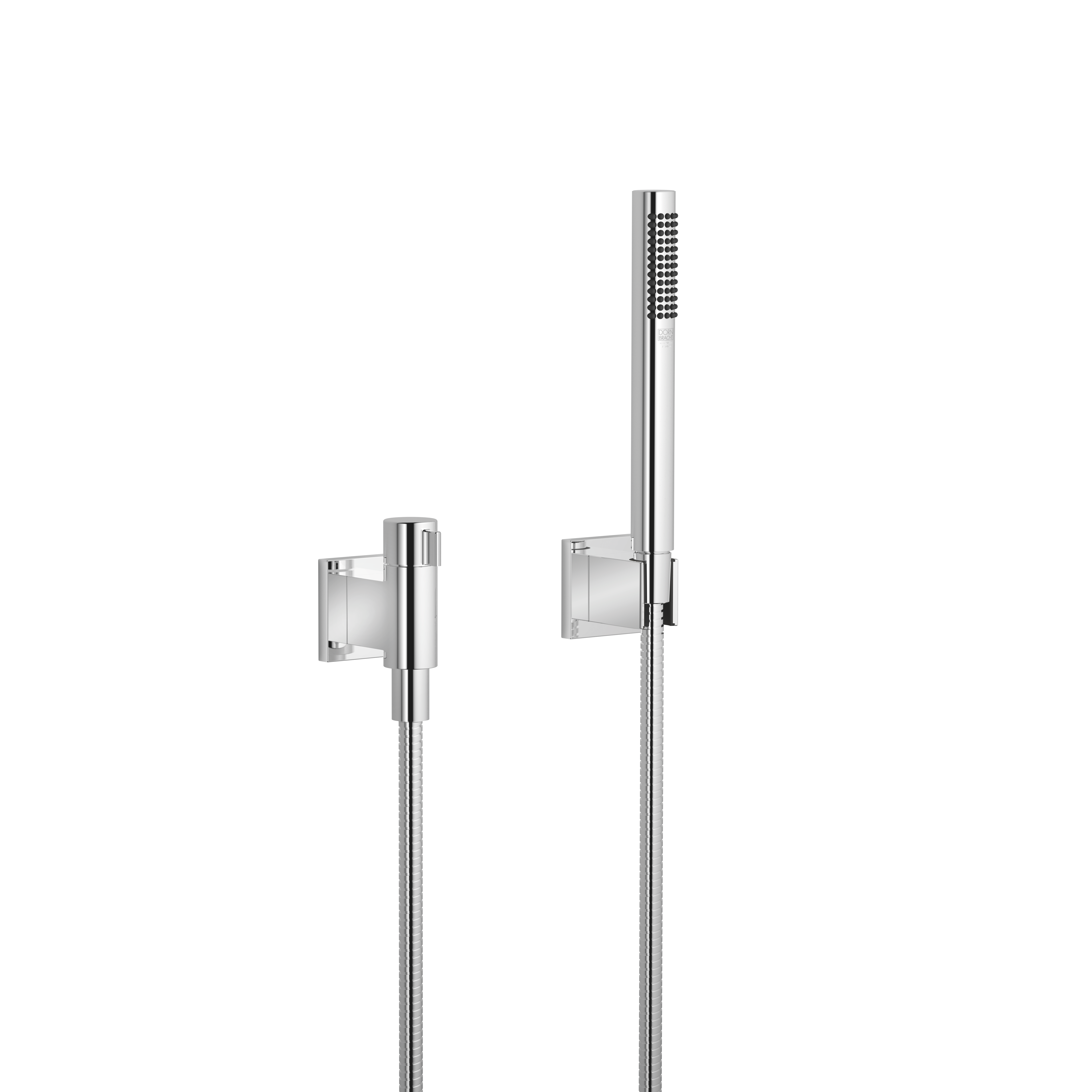 SERIES SPECIFIC Chrome : Hand shower set with individual rosettes with ...
