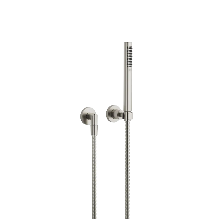 TARA Garniture de douche avec rosaces individuelles - Platine brossé - 27 802 892-06