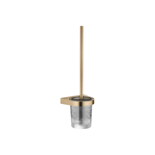 Toiletten-Bürstengarnitur , Wandmodell - Dark Brass gebürstet (PVD) - 83 900 970-39