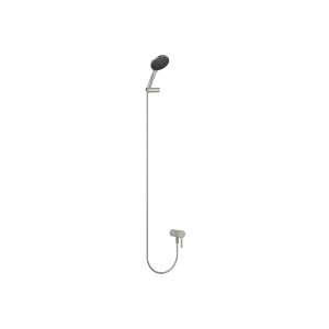 Concealed single-lever mixer with integrated shower connection with hand shower set - Brushed Platinum - Set containing 2 articles