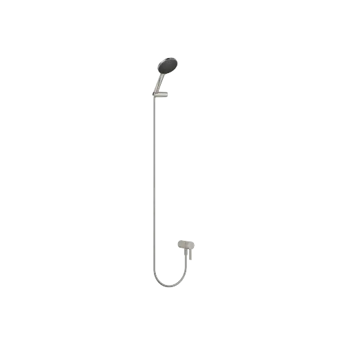 Concealed single-lever mixer with integrated shower connection with hand shower set - Brushed Platinum - Set containing 2 articles