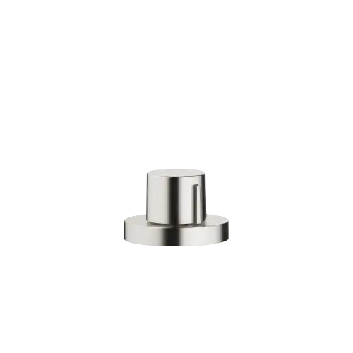 Strainer waste with control handle - Brushed Platinum - 10 710 970-06