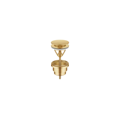Ablaufgarnitur ohne Druckverschluss 1 1/4" - Gold gebürstet (PVD) - 10 126 970-37
