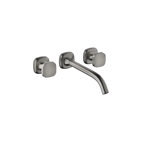 COYA Waschtisch-Wandbatterie ohne Ablaufgarnitur - Dark Platinum gebürstet - 36 717 404-99