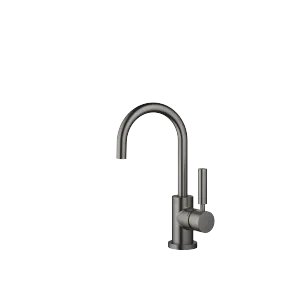 TARA Single-lever basin mixer with pop-up waste - Brushed Dark Platinum - 33 500 882-99