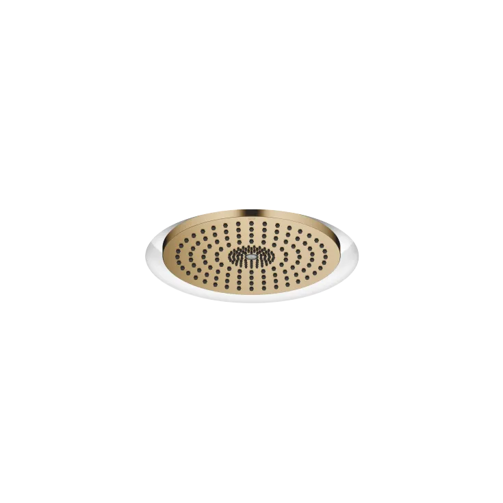 Pomme de douche arrosoir pour montage encastré au plafond Avec lumière 300 mm - Dark Brass brossé - 28 034 970-39