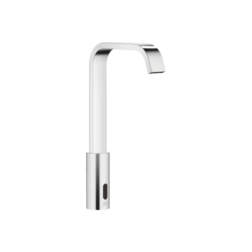 IMO Chrome Washstand faucets: Washstand fitting with electronic opening and closing function without pop-up waste