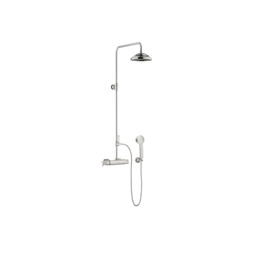 MADISON Application Showerpipe avec thermostat de douche 200 mm - Platine - Set contenant 3 articles