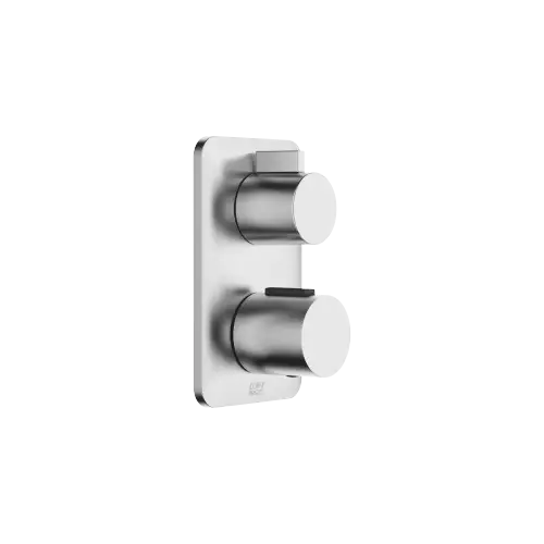 LISSÉ Concealed thermostat with one function volume control - Brushed Chrome - 36 425 845-93