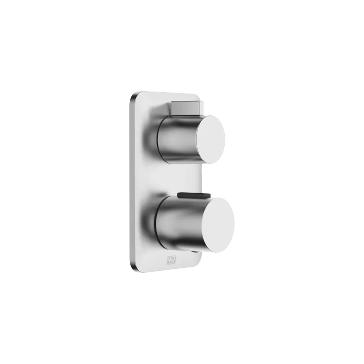 LISSÉ Concealed thermostat with one function volume control - Brushed Chrome - 36 425 845-93