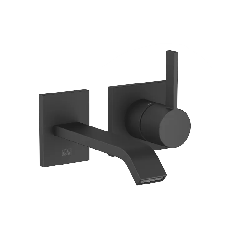 IMO Waschtisch-Wand-Einhandbatterie ohne Ablaufgarnitur - Schwarz matt - 36 861 671-33