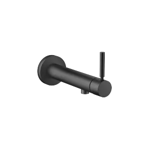 META Wall-mounted single-lever basin mixer without pop-up waste - Matte Black - 36 805 661-33